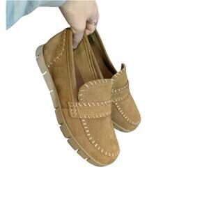 MIA Natalee Slip On Loafers Casual Brown size 8